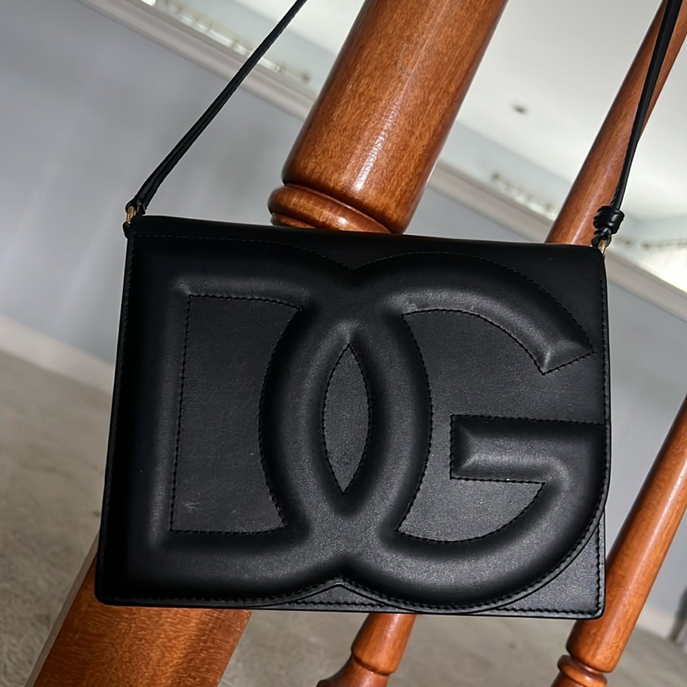 Calfskin DG Logo Bag crossbody bag